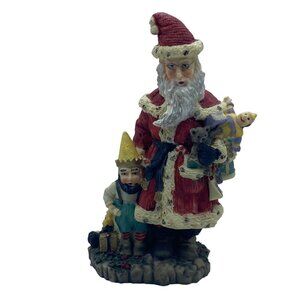 Vtg 1993 International Santa Claus Joulupukki Finland Figurine Handpainted Resin